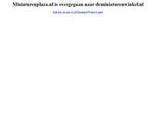 Tablet Screenshot of miniaturenplaza.nl